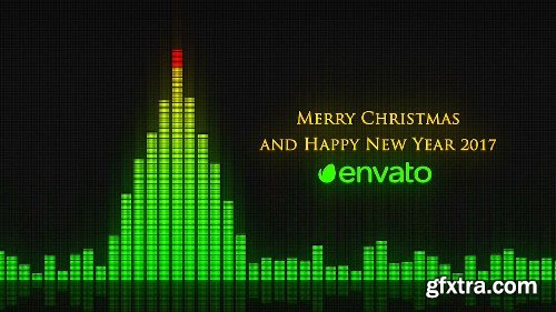 Videohive Audio Meter Christmas Wishes 19031292