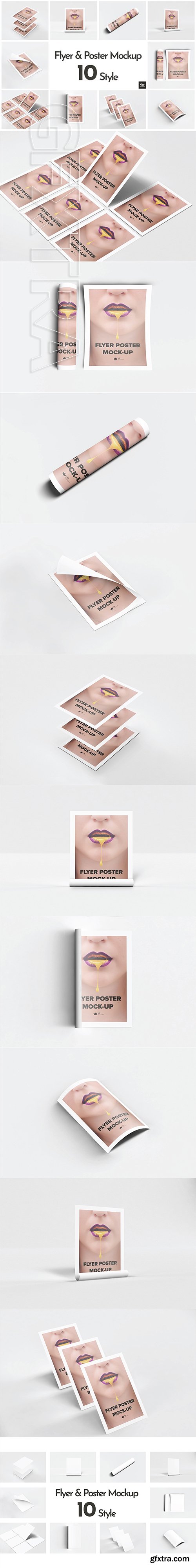 CreativeMarket - Flyer & Poster Mockup - 10 Style 3151716