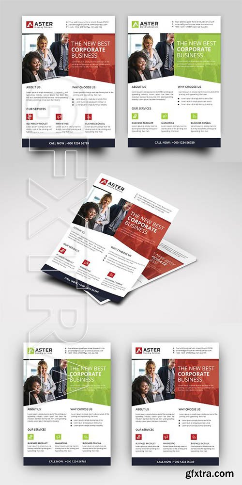 CreativeMarket - Corporate Business Flyer 2843444