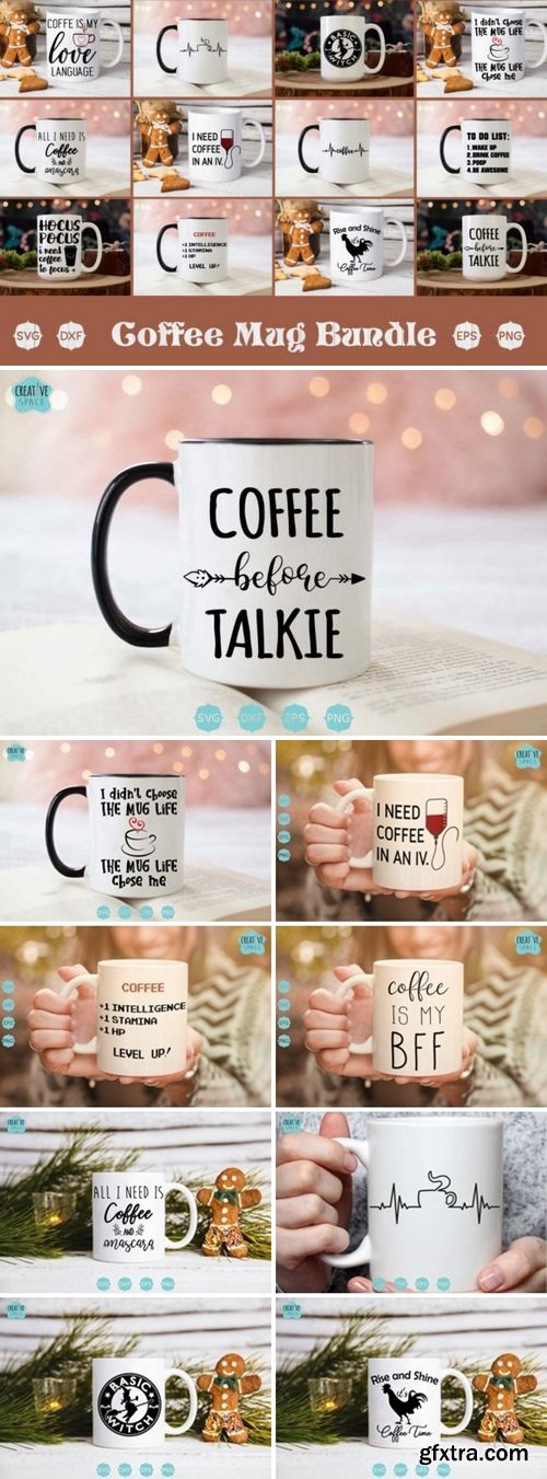 CF - Coffee Bundle Svg 730542