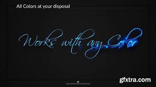 Videohive Simple Typer - Holiday Particles Handwritten Typeface 22733481