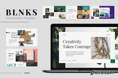 BLNKS Powerpoint Keynote and Google Slide Templates