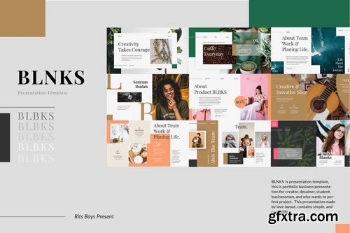 BLNKS Powerpoint Keynote and Google Slide Templates