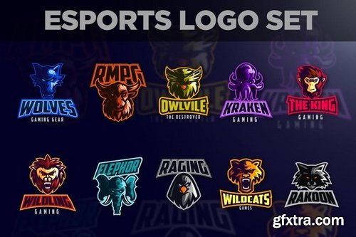 Esports Animals Logo Set