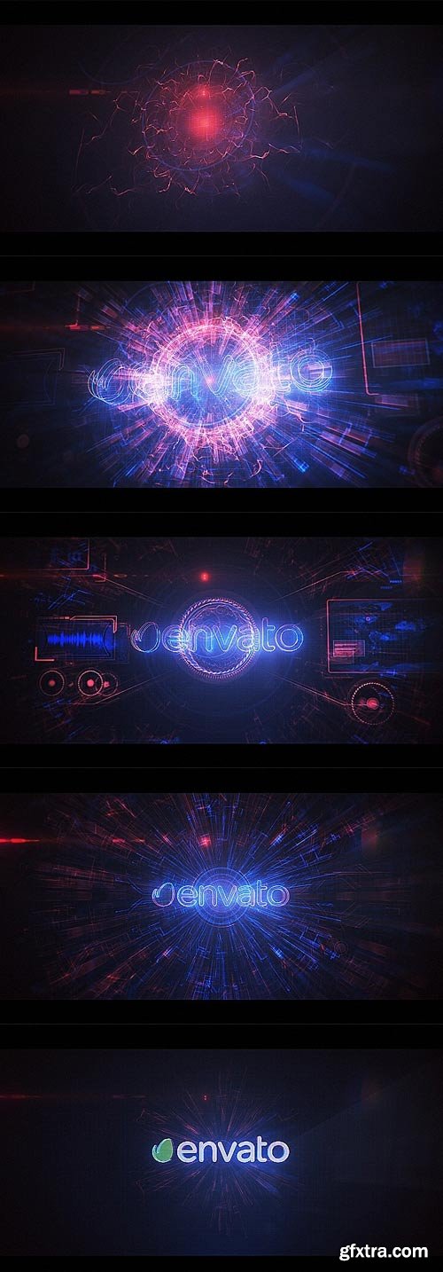 Videohive - Futuristic HUD Logo Reveal - 22444843