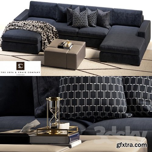 Brancusi corner sofa and Matisse ottoman