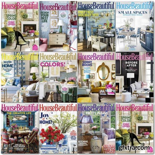 House Beautiful USA - 2018 Full Year Issues Collection