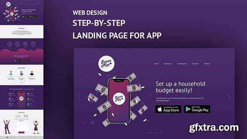 Web Design: Step-by-Step Landing Page for Your Mobile App!