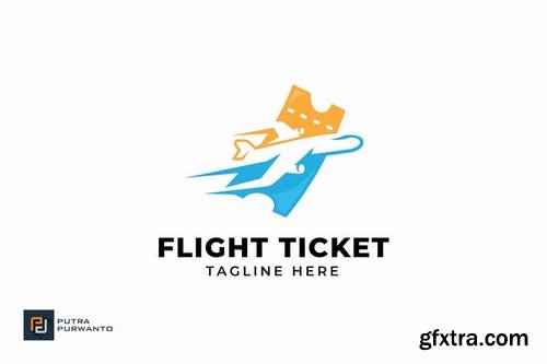 Flight Ticket - Logo Template