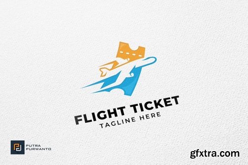 Flight Ticket - Logo Template