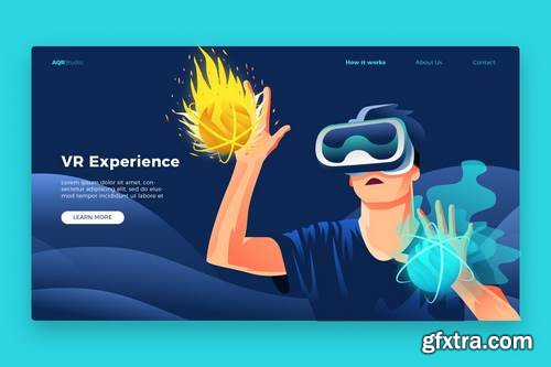 Virtual Experience - Banner & Landing Page