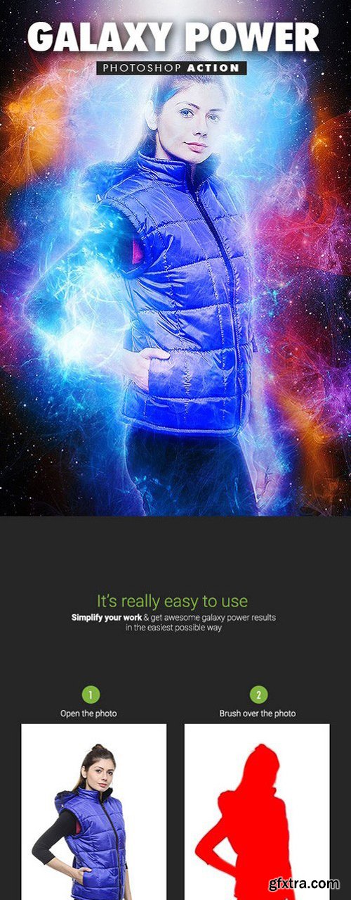 Graphicriver - Galaxy Power Photoshop Action 19548103