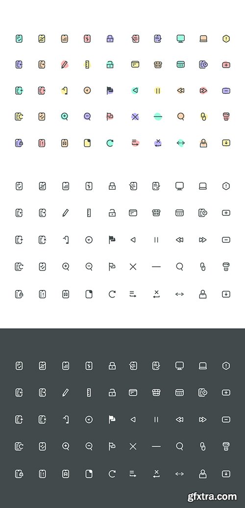 Documents & Management Icons