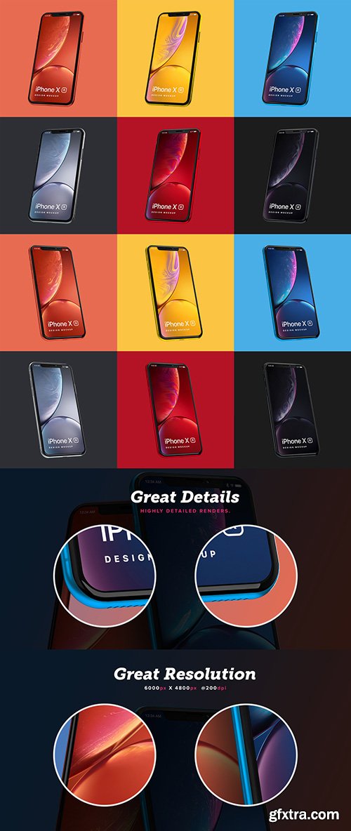 iPhone XR Design Mockup