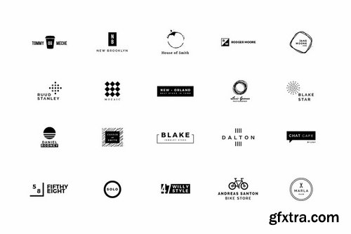 120 Minimalist Logos