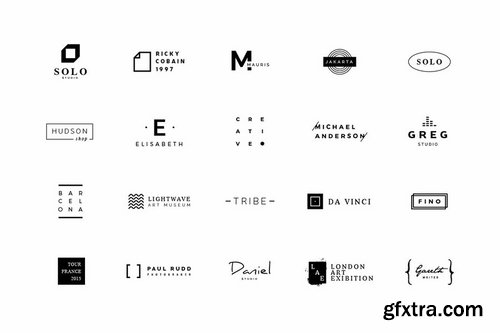 120 Minimalist Logos