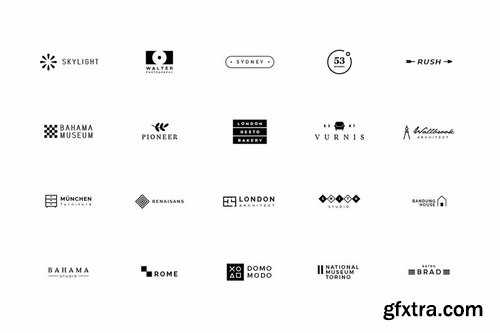 120 Minimalist Logos