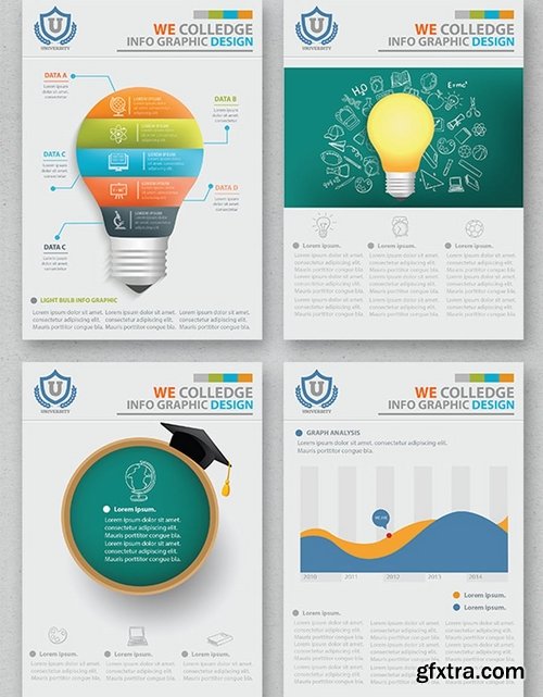 Education Infographic 21 Pages Design