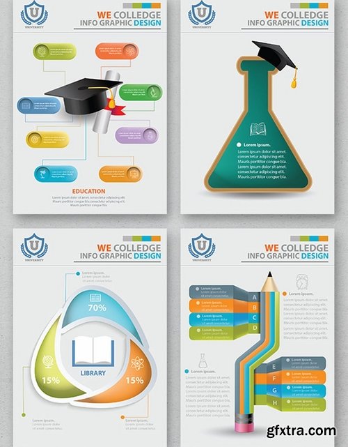 Education Infographic 21 Pages Design