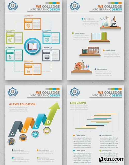 Education Infographic 21 Pages Design