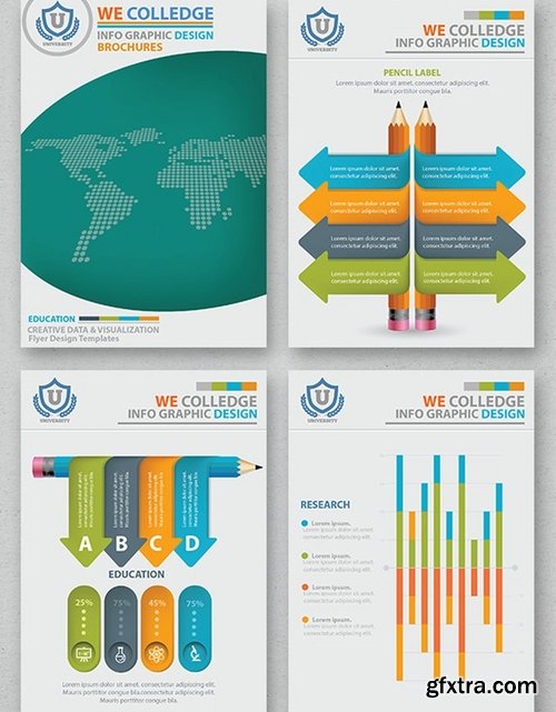 Education Infographic 21 Pages Design