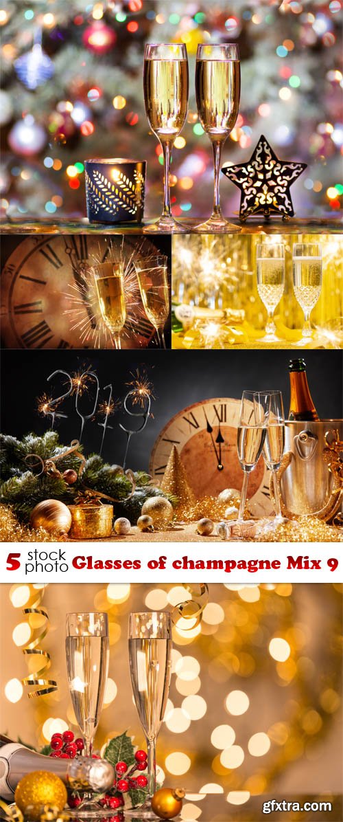 Photos - Glasses of champagne Mix 9