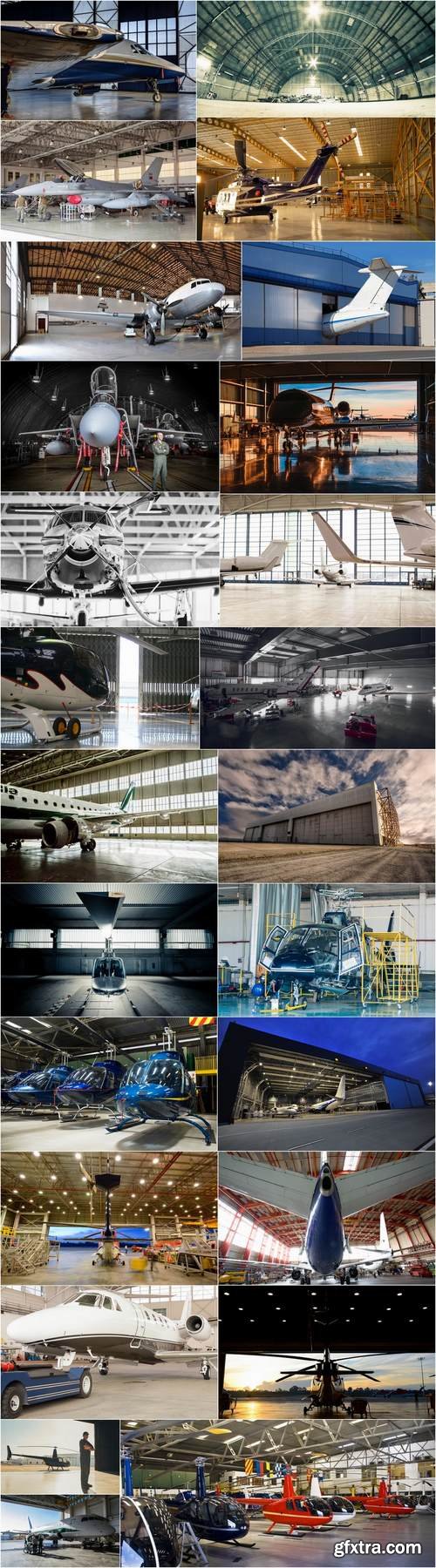 Hangar space garage aircraft helicopter 25 HQ Jpeg