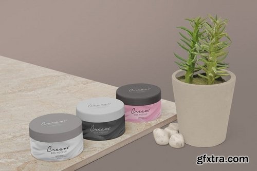 Cosmetic Jar Mockups