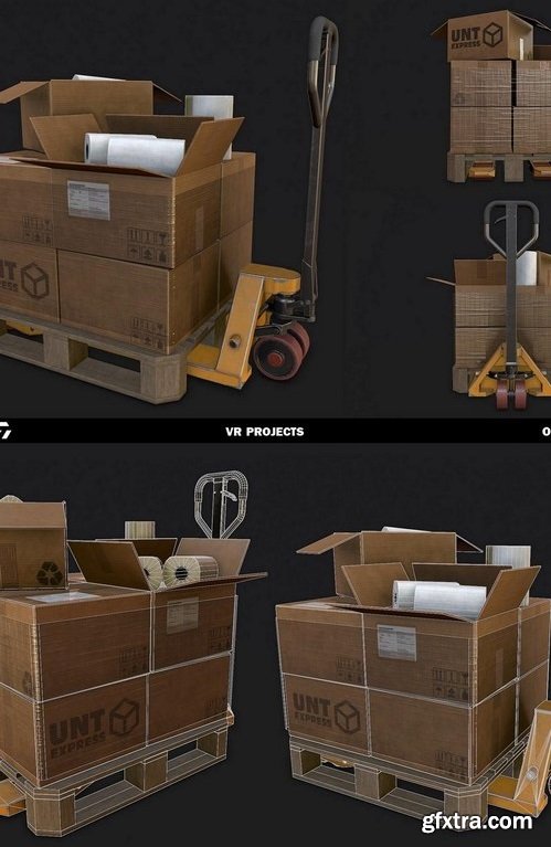 Hand Pallet Trucks – 3D Model