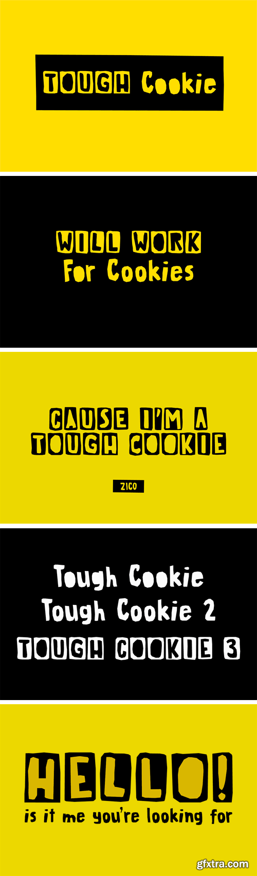 Tough Cookie Font Family