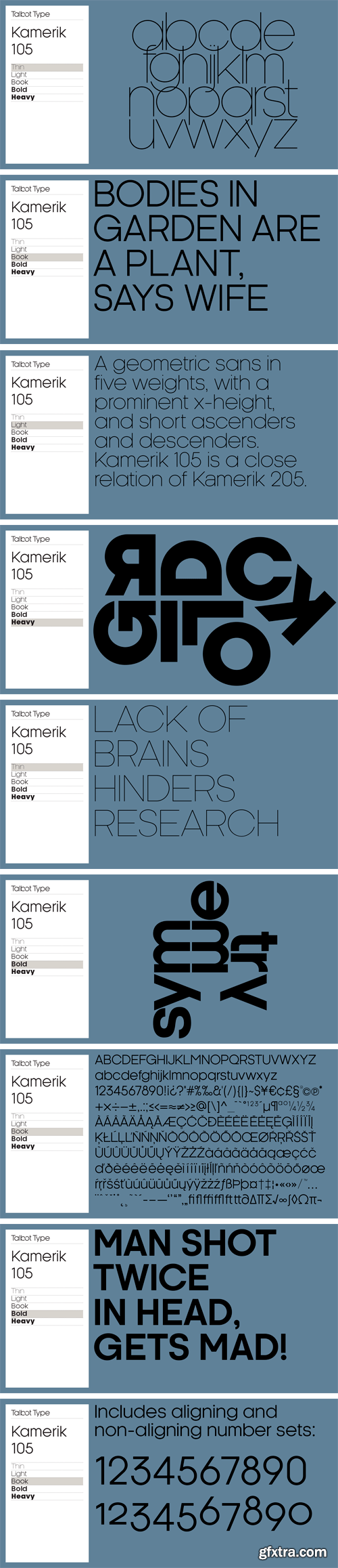 Kamerik 105 Font Family