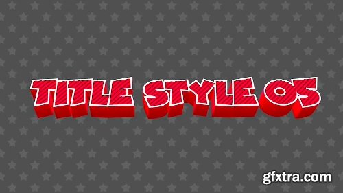 Videohive Cartoon Titles Styles 22584347