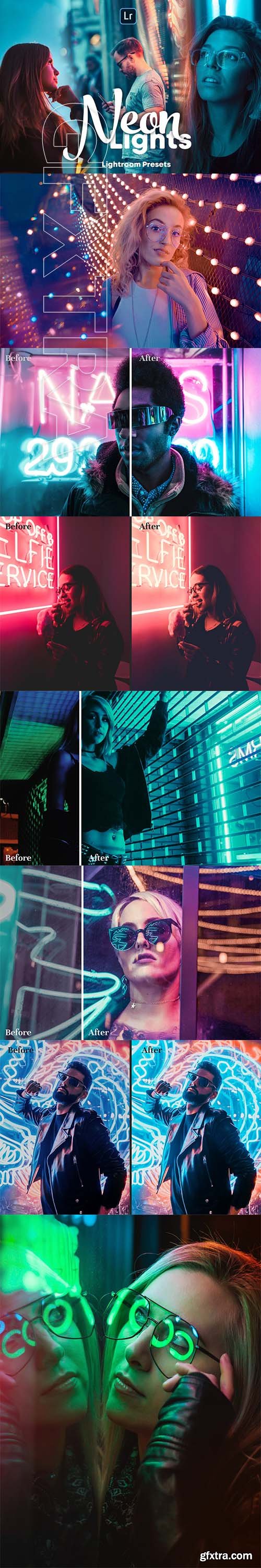 CreativeMarket - Neon Lights - Lightroom Presets 3187396