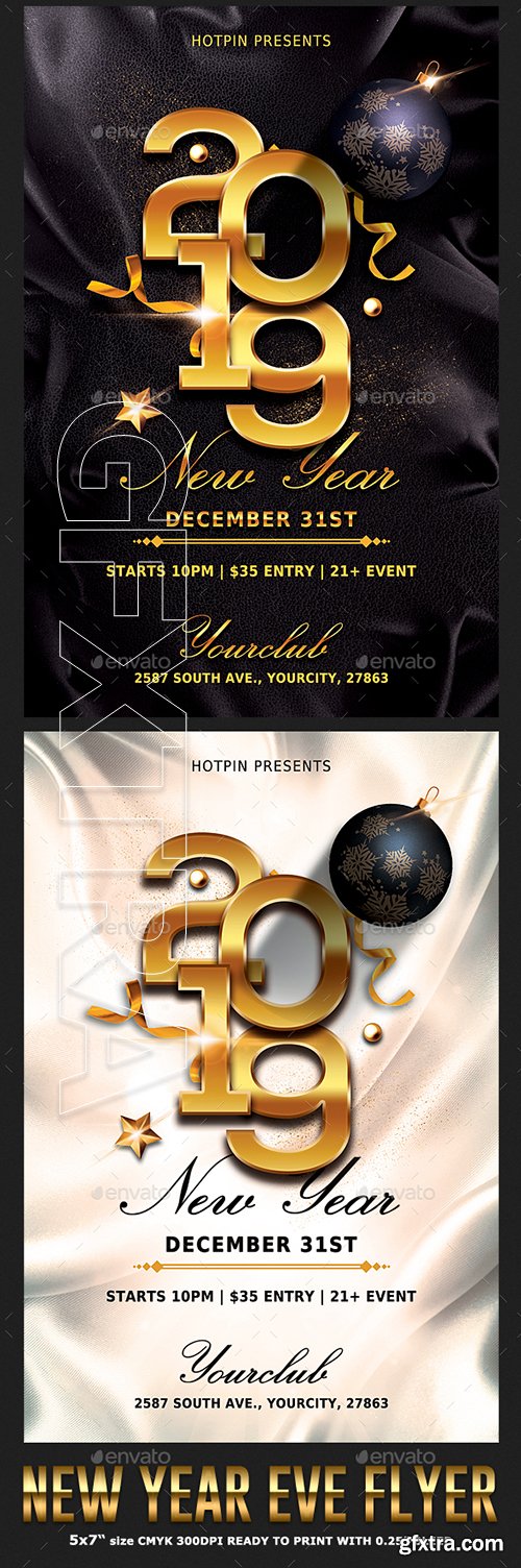 GraphicRiver - Classy New Year Party Flyer 22802443