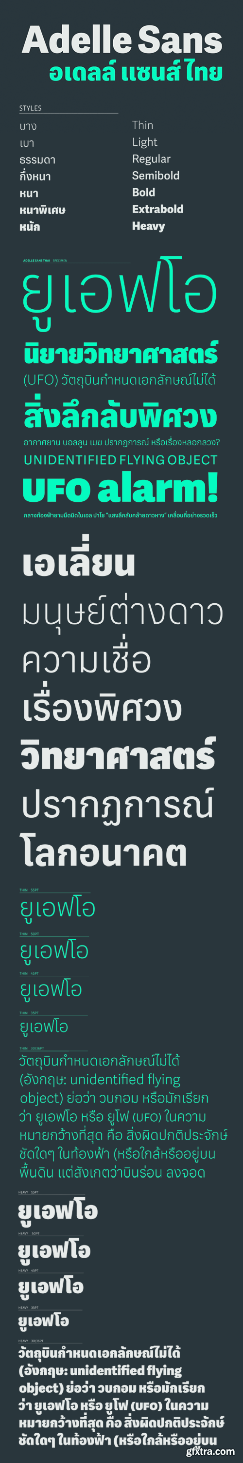 Adelle Sans Thai Font Family