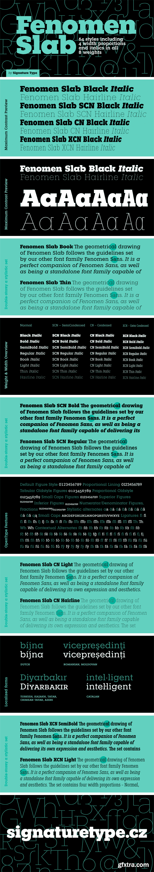 Fenomen Slab Font Family