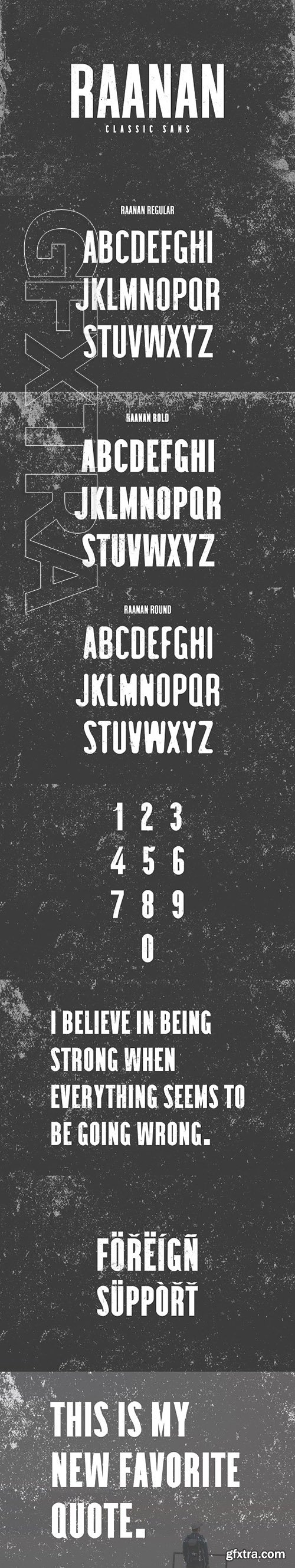 CreativeMarket - Raanan Classic Sans Serif Family 3188463