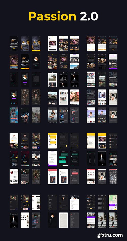 Passion 2.0 UI Kit