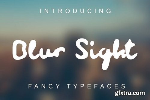 Blur Sight Font