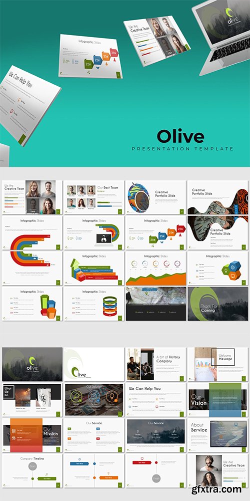 Olive - Powepoint, Keynote and Google Sliders