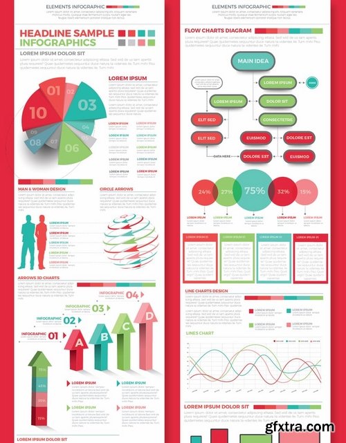 Infographics Elements Template Design