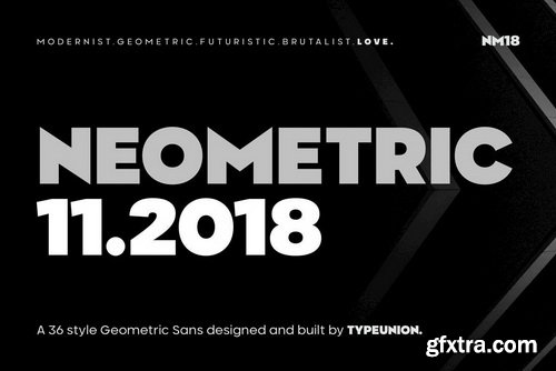 Neometric Font Family