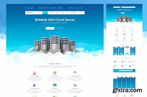 Boo Hosting - Cloud PSD Web Template