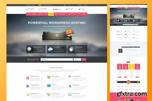 Boo Host - Web Hosting PSD Template