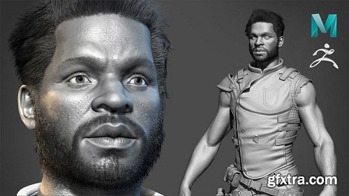 Realistic Character Modeling For Game In Maya and Zbrush