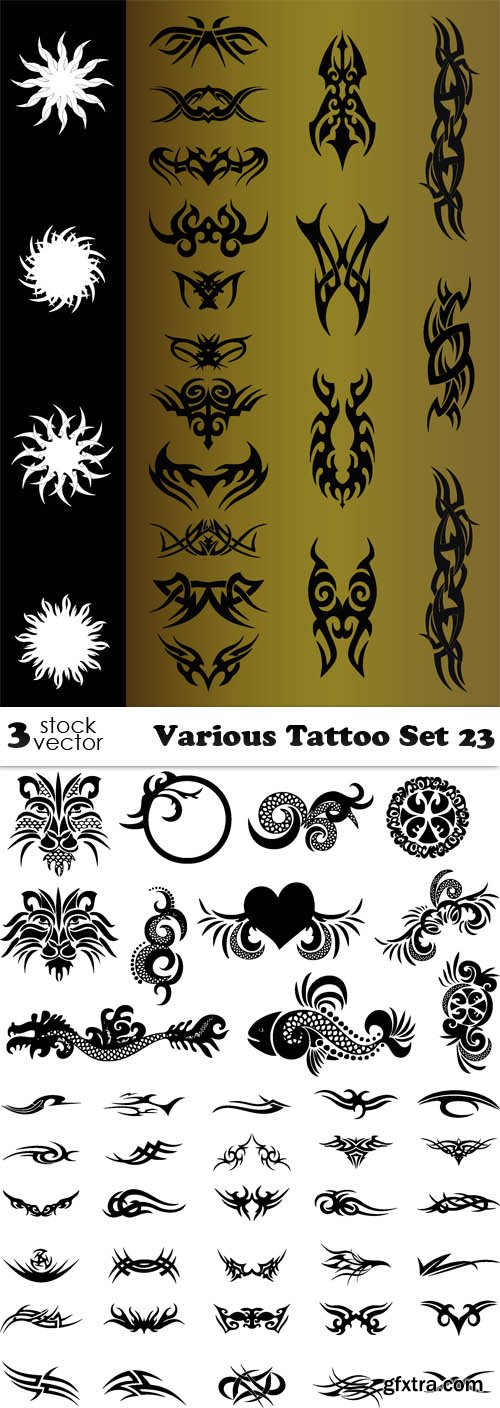 Vectors - Various Tattoo Set 23