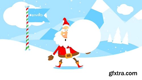 Videohive Christmas Logo Opener 1 - Snowball 9748880