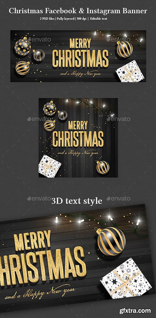 Christmas Facebook and Instagram Banner 22846372