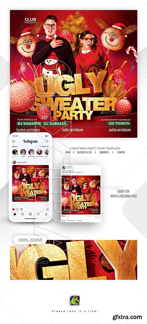 GraphicRiver - Christmas Party Flyer 22837398