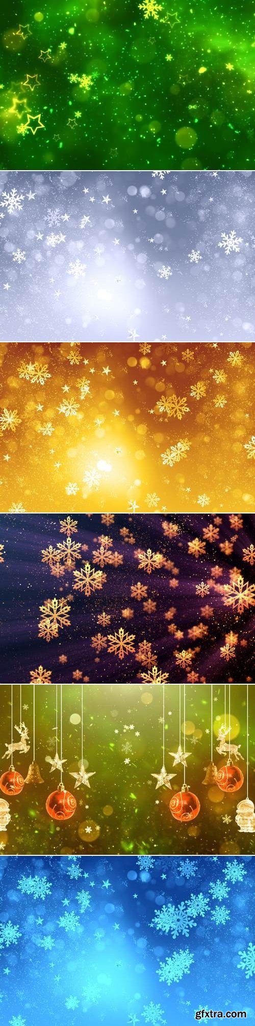 Christmas Backgrounds Bundle